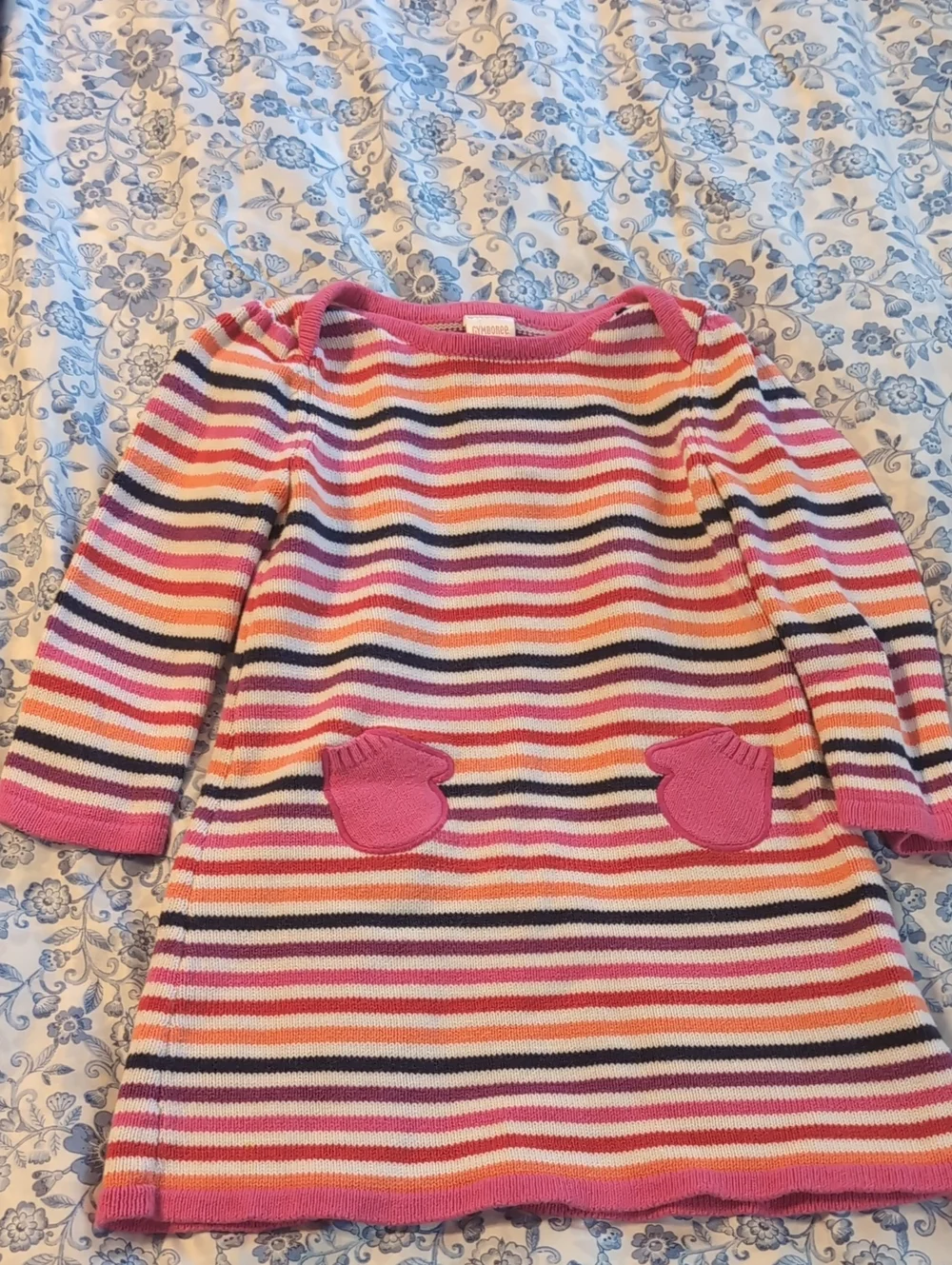 Gymboree Pink Striped Baby Sweater